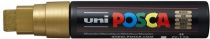 Маркер на водной основе UNI POSCA PC-17K, 15мм скошенный, №25 золотой Маркер на водной основе UNI POSCA PC-17K, 15мм скошенный, №25 золотой