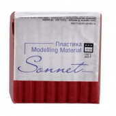 Пластика "Sonnet" Вишневый с блестками, брус 56гр. Пластика "Sonnet" Вишневый с блестками, брус 56гр.