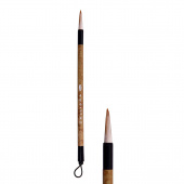 Кисть для каллиграфии из козы, синтетики, ворс ср. мягк, диам-7 мм, CALLIGRA 220-2, ручка деревянная