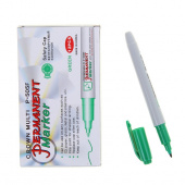 Маркер перманентный "P-505-F" зеленый, пулевидный, 1мм "Crown" Маркер перманентный "P-505-F" зеленый, пулевидный, 1мм "Crown"