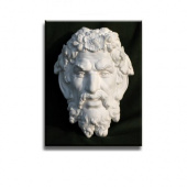 Гипсовая фигура Маска Сатира, 260х340х135 мм., h-34см Гипсовая фигура Маска Сатира, 260х340х135 мм., h-34см