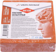 Пластилин скульптурный "VISTA-ARTISTA" СКУЛЬПТАЛИН VSSP-500 Studio 0.5 кг №9 терракотовый мягкий Пластилин скульптурный "VISTA-ARTISTA" СКУЛЬПТАЛИН VSSP-500 Studio 0.5 кг №9 терракотовый мягкий