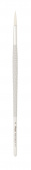 Кисть Синтетика круглая для акварели N 4 ручка короткая Pinax WHITE TAKLON 314