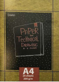 Папка для черчения Kroyter "Техническая" А4, 20 листов, 200 гр., (Гознак) Папка для черчения Kroyter "Техническая" А4, 20 листов, 200 гр., (Гознак)