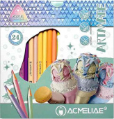 Набор цветных пастельных карандашей ACMELIAE Pastel Artmate 24цв. в картонном футляре
Набор цветных пастельных карандашей ACMELIAE Pastel Artmate 24цв. в картонном футляре