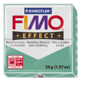 Пластика "Fimo effect", брус 56гр.Полупрозр. Зеленый Пластика "Fimo effect", брус 56гр.Полупрозр. Зеленый