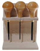 Набор стамесок прямые для резьбы по дереву и линолеуму 3штуки штихеля №0.5, 4, 71 "Татьянка" Набор стамесок прямые для резьбы по дереву и линолеуму 3штуки штихеля №0.5, 4, 71 "Татьянка"