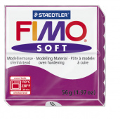 Пластика "Fimo soft", брус 56гр. Фиолетовый Пластика "Fimo soft", брус 56гр. Фиолетовый