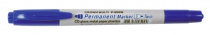 Маркер перм."Permanent marker" шир.линии 4мм./2мм. двусторонний CROWN Синий Маркер перм."Permanent marker" шир.линии 4мм./2мм. двусторонний CROWN Синий