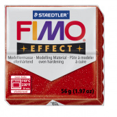 Пластика "Fimo effect", брус 56гр.Глиттер Красный Пластика "Fimo effect", брус 56гр.Глиттер Красный