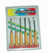 Набор стамесок по дереву 6шт., сталь, упак.-блистер Набор стамесок по дереву 6шт., сталь, упак.-блистер