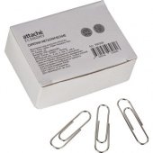 Скрепки 28мм Attache Economy 100шт никелированные, картонная упаковка Скрепки 28мм Attache Economy 100шт никелированные, картонная упаковка