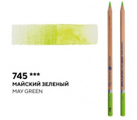 Карандаш профессиональный акварельный "Белые ночи" №745, майский зеленый