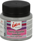 Краска акриловая "VISTA-ARTISTA" idea для декора матовая IMA-50 50 мл 802 Холодная серая светлая Краска акриловая "VISTA-ARTISTA" idea для декора матовая IMA-50 50 мл 802 Холодная серая светлая