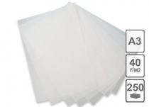 Калька бумажная м.40 ф.297х420мм. 40 г, листовая (1лист) (уп.250л) Калька бумажная м.40 ф.297х420мм. 40 г, листовая (1лист) (уп.250л)