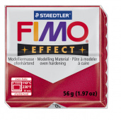 Пластика "Fimo effect", брус 56гр.Металлик Рубиновый Пластика "Fimo effect", брус 56гр.Металлик Рубиновый