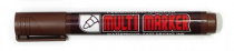Маркер перманентный "Multi marker" шир.линии 3мм. Коричневый CROWN Маркер перманентный "Multi marker" шир.линии 3мм. Коричневый CROWN