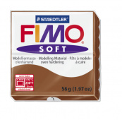 Пластика "Fimo soft", брус 56гр. Карамель Пластика "Fimo soft", брус 56гр. Карамель