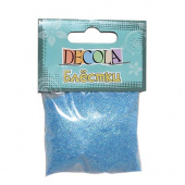 Блестки декоративные 0,3 мм. Небесно-голубой "Decola" Блестки декоративные 0,3 мм. Небесно-голубой "Decola"