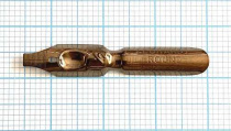 Перо каллиграфическое, толщина линии 2,45мм бронзовое Manuscript Round Hand №1,5 Перо каллиграфическое, толщина линии 2,45мм бронзовое Manuscript Round Hand №1,5