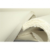 Бумага ручного литья Amatruda, 100% целлюлоза, слоновая кость, 40х60 см, 150 г, рваные края