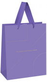Пакет подарочный 18*23*10см MESHU "Monocolor. Lavender", отд. фольгой, матовая ламинация
