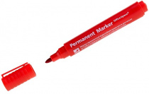 Маркер перманентный OfficeSpace "8004" красный, пулевидный, 2мм Маркер перманентный OfficeSpace "8004" красный, пулевидный, 2мм