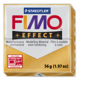 Пластика "Fimo effect", брус 56гр.Металлик Золотой Пластика "Fimo effect", брус 56гр.Металлик Золотой