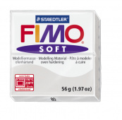 Пластика "Fimo soft", брус 56гр. Серый дельфин Пластика "Fimo soft", брус 56гр. Серый дельфин