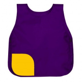 Фартук - накидка для труда с 1 карманом и нарукавниками, Фиолетовый, ПВХ, 475х410мм. ФН 2 Фартук - накидка для труда с 1 карманом и нарукавниками, Фиолетовый, ПВХ, 475х410мм. ФН 2