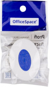 Ластик OfficeSpace "Profi", овальный, термопластичная резина, пластиковый держатель, 42*30*9мм