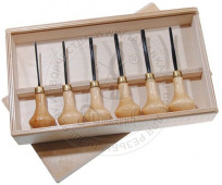 Набор стамесок изогнутые для резьбы по дереву и линолеуму 6штук №0.5, 1, 2, 3, 4, 71 "Татьянка" Набор стамесок изогнутые для резьбы по дереву и линолеуму 6штук №0.5, 1, 2, 3, 4, 71 "Татьянка"