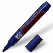 Маркер перманентный "Multi marker" шир.линии 3мм. Синий CROWN Маркер перманентный "Multi marker" шир.линии 3мм. Синий CROWN