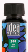Краска лаковая по стеклу "idea vetro" Зеленый (60мл.) "Maimeri"