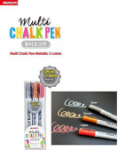 Набор маркеров меловых для досок и стекла 8мм, 3 цвета Серебро, Бронза, Медь Mungyo Chalk Pen Набор маркеров меловых для досок и стекла 8мм, 3 цвета Серебро, Бронза, Медь Mungyo Chalk Pen