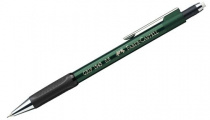 Карандаш механический Faber-Castell "Grip 1345" 0,5мм, B, грип, с ласт., автоподача грифеля, зеленый