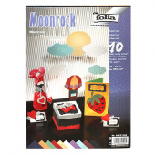 Бумага имитация лунной поверхности 250г. 23х33 10л/уп ассорти