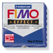 Пластика "Fimo effect", брус 56гр.Глиттер Синий Пластика "Fimo effect", брус 56гр.Глиттер Синий