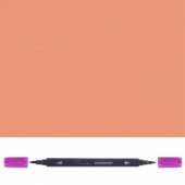 Аквамаркер "Сонет", двусторонний (кисточка и тонкий стержень), Пастельно-терракотовый Аквамаркер "Сонет", двусторонний (кисточка и тонкий стержень), Пастельно-терракотовый