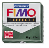 Пластика "Fimo effect", брус 56гр.Металлик Зеленый опал Пластика "Fimo effect", брус 56гр.Металлик Зеленый опал