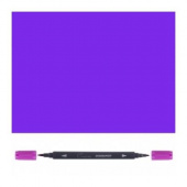 Аквамаркер "Сонет", двусторонний (кисточка и тонкий стержень), Фиолетовый средний Аквамаркер "Сонет", двусторонний (кисточка и тонкий стержень), Фиолетовый средний