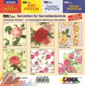 Салфетка для декупажа (1шт.) (Уп. 6 мотивов по 2шт) "Романтические цветы" "Kreul" Салфетка для декупажа (1шт.) (Уп. 6 мотивов по 2шт) "Романтические цветы" "Kreul"
