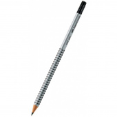 Карандаш чернографитовый GRIP 2001 "Faber-Castell" с ластиком, твердость B Карандаш чернографитовый GRIP 2001 "Faber-Castell" с ластиком, твердость B