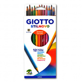 Набор цветных карандашей "GIOTTO STILNOVO AST" 12цв. 256500 Набор цветных карандашей "GIOTTO STILNOVO AST" 12цв. 256500