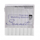 Пластика "Sonnet" Флуоресцентный белый, брус 56гр. Пластика "Sonnet" Флуоресцентный белый, брус 56гр.