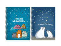 Скетчбук "Чувства" 145*203мм. (А5) 100 г/кв.м. 60 листов, гребень, твердая обложка