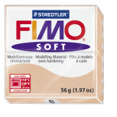 Пластика "Fimo soft", брус 56гр. Телесный Пластика "Fimo soft", брус 56гр. Телесный