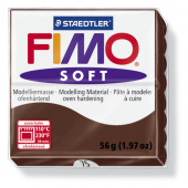 Пластика "Fimo soft", брус 56гр. Какао Пластика "Fimo soft", брус 56гр. Какао