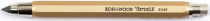 Карандаш цанговый с точилкой "KOH-I-NOOR" 5340/1 L=120 мм, D=5,6 мм металлический корпус золотого цв Карандаш цанговый с точилкой "KOH-I-NOOR" 5340/1 L=120 мм, D=5,6 мм металлический корпус золотого цв
