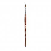 Кисть синтетика плоская под колонок "Гребешок" № 5 серия DSG3R д/мод.ногтей, руч.кор. "Roubloff"